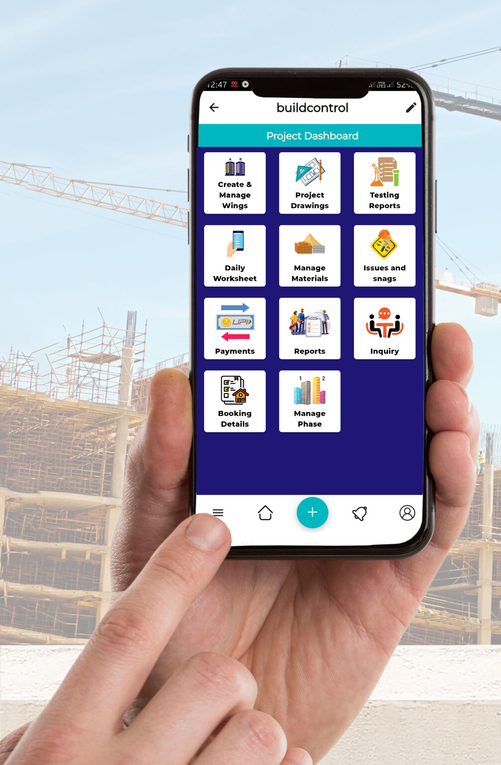 Buildcontrol Mobile Home Page - buildcontrol - Construction Management App New 1