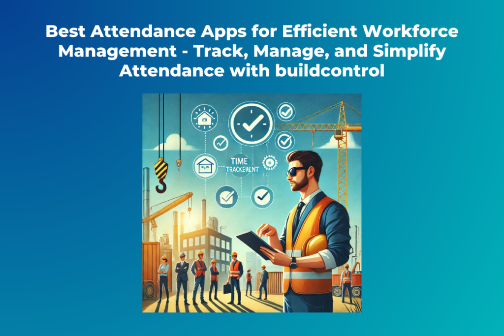 Best Attendance Apps for Efficient Workforce Management - Track, Manage, and Simplify Attendance with buildcontrol