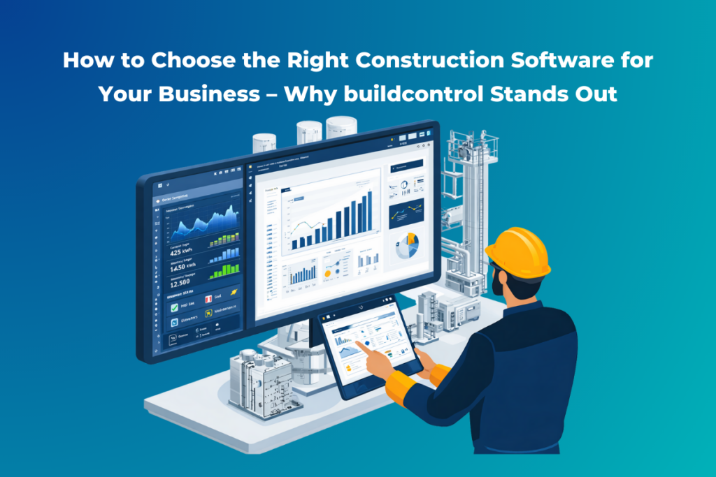 How to Choose the Right Construction Software for Your Business – Why buildcontrol Stands Out FI